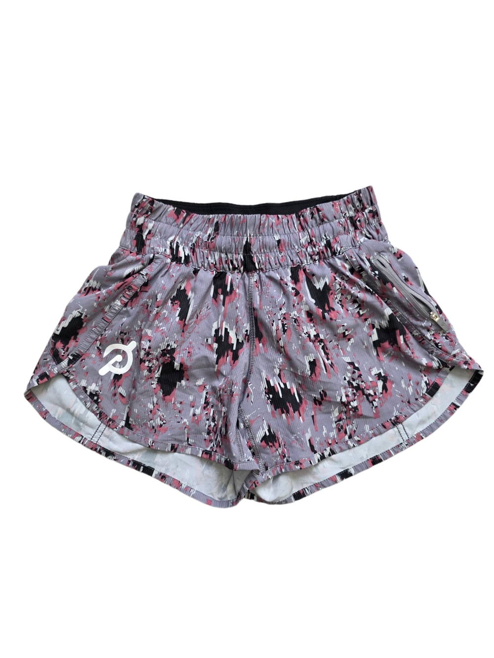 Lululemon Tracker Short V *4" In Floral Flux Multi Size 4 With Peleton Logo